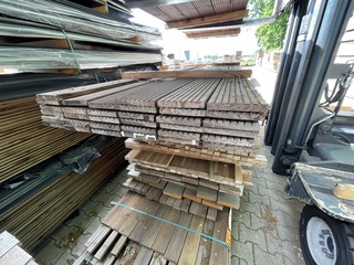 Ca. 34x Purple Heart vlonderplanken, 21x145mm, lengte 305cm